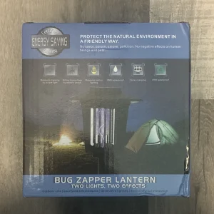 Solar Bug Zapper Lantern for Mosquitoes, Indoor/Outdoor, 2 Effects