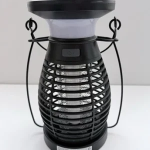 Solar Mosquito Bug Zapper UV Light USB Rechargeable Camping Lantern Killer